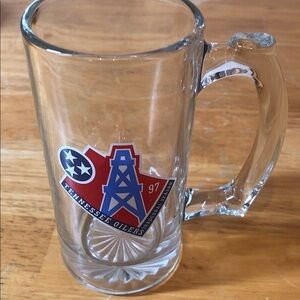 Tennessee Oilers Glass 97 Beer Mug